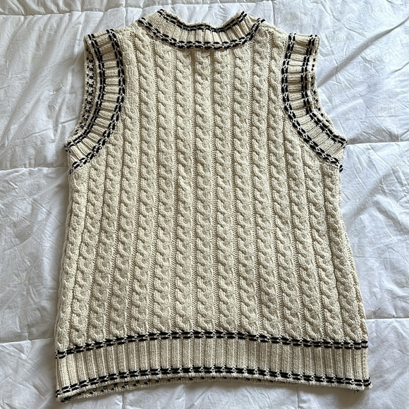 Zara Cable Knit Vest - Picture 4 of 4